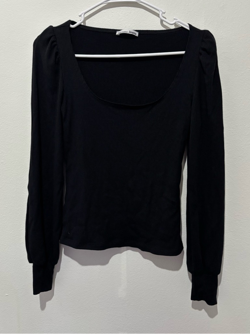 Reformation Scoop Neck Size Small Ribbed Top
